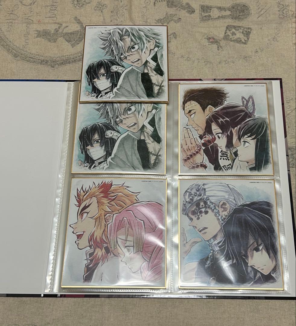 鬼滅の刃 全集中展 複製色紙拾集帳 複製ミニ色紙