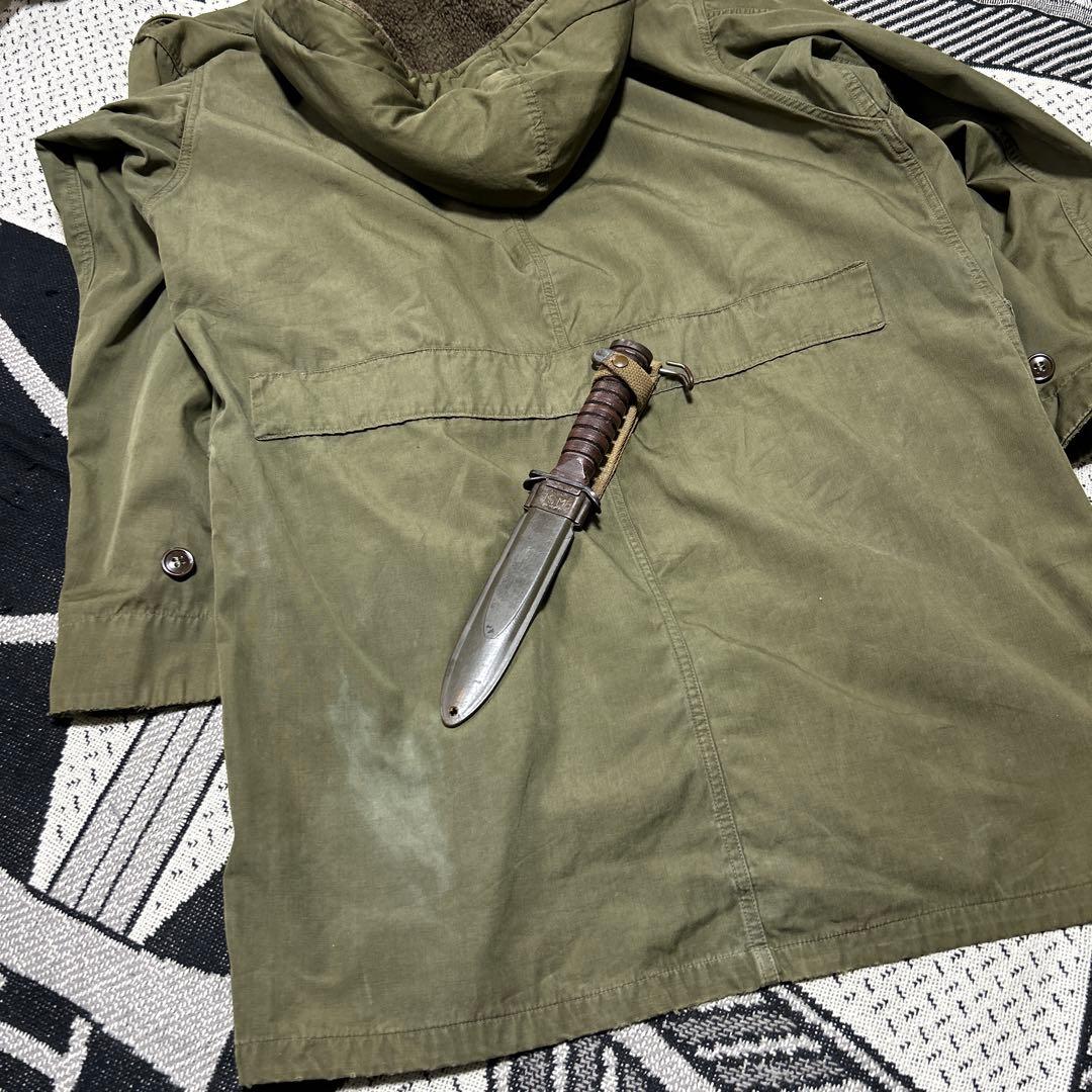 希少 レア 米軍実物 M45 オーバーコート フィールドパーカー 40s 陸軍