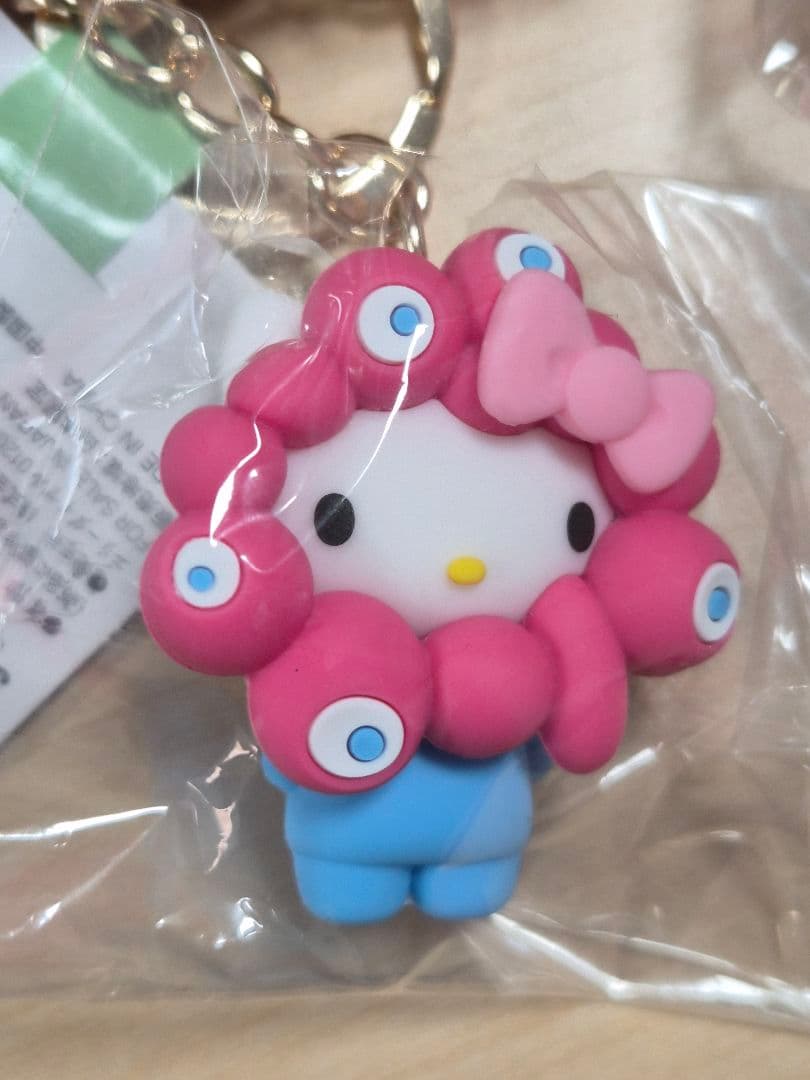 ミャクミャク　サンリオコラボキーホルダー 4点セット