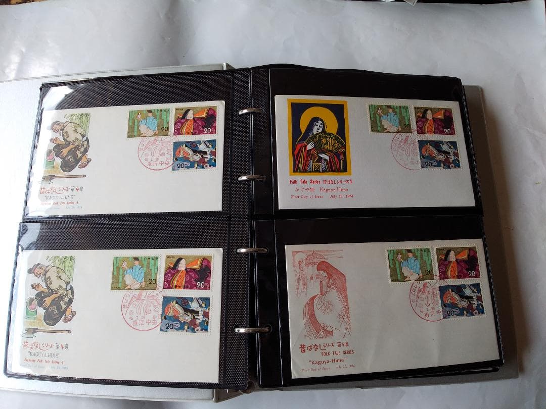 初日カバー 昔ばなしシリーズ 世界遺産シリーズ 他 切手コレクション 55通新品