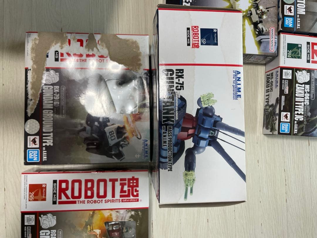 ロボット魂　第０８ＭＳ小隊　ガンダム　13個フルセット　中身完品　箱ジャンク