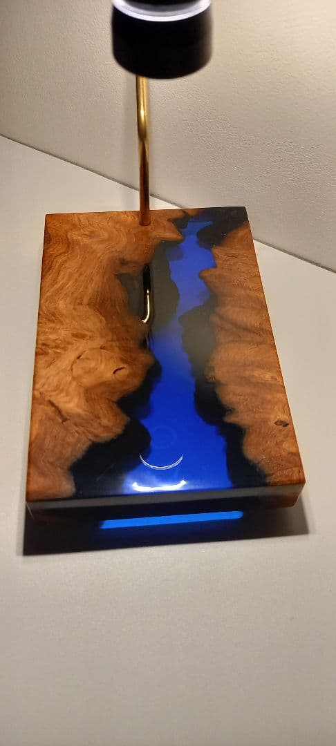 ランタンスタンド　スタンドライト　ゴールゼロ　ウッドレジン　レジンウッド