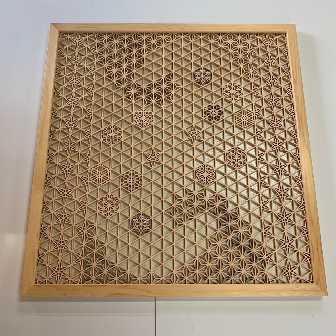 組子ウォールアート 大