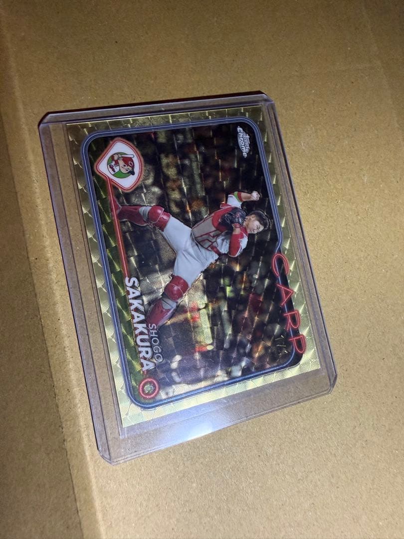 topps 2024 NPB 坂倉将吾　スパフラ 1/1