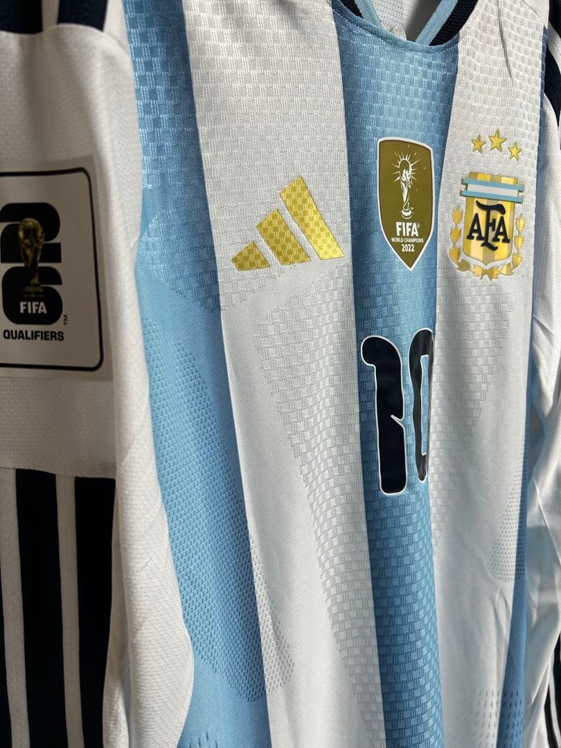 アルゼンチン代表　25-26 ホーム　新品未使用タグ付　2XL メッシ　10番