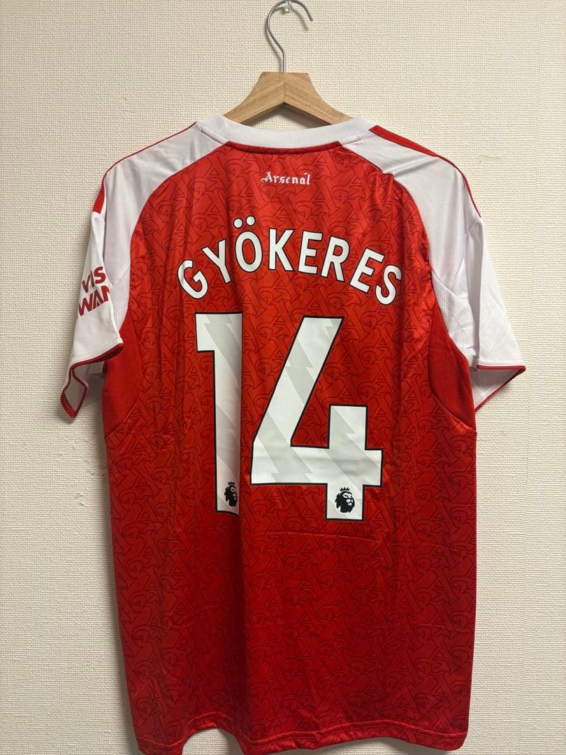 アーセナル ギョケレシュ 14番 ユニフォーム 25/26