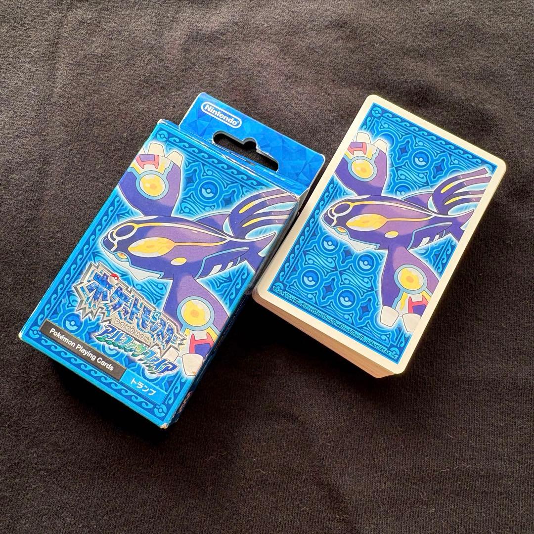 ポケモン　希少品　トランプ　カイオーガ　アルファサファイア