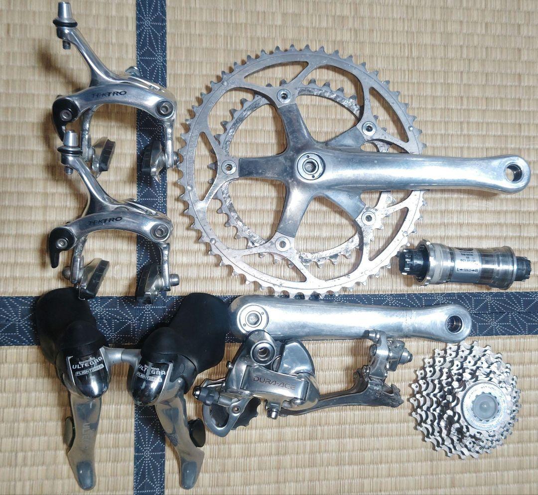 Shimano Dura-Ace 7700系 アルテ、１０５ミックス 9速セット