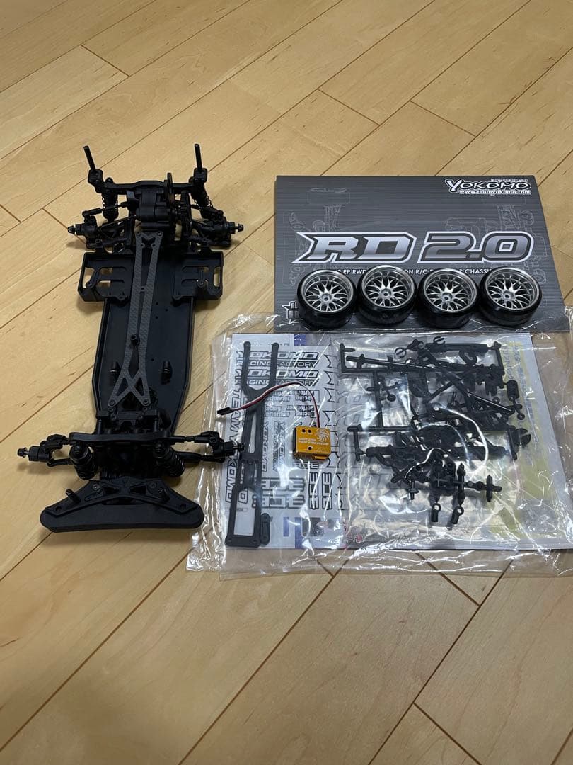 ヨコモ RD2.0 ドリフト シャーシ＋オプションパーツ　ジャイロ付き　ラジドリ
