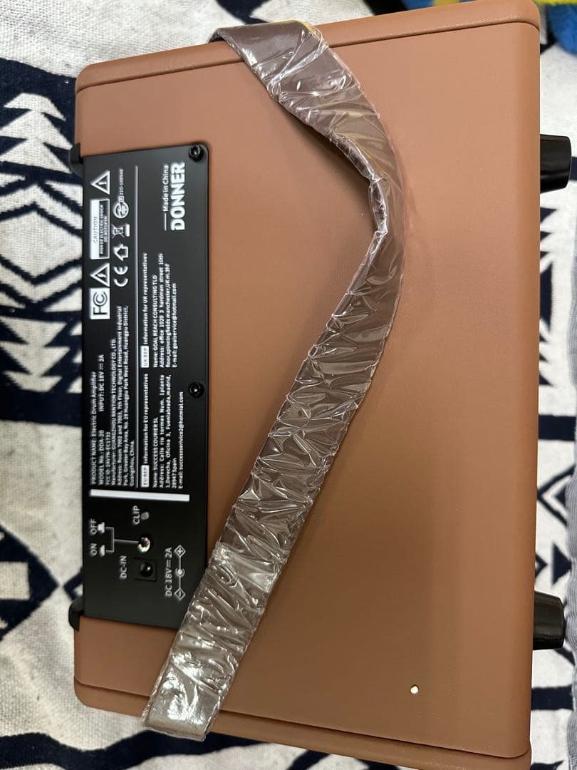 Donner アンプ 電子ドラム 20W キーボード スピーカー 外部 小型