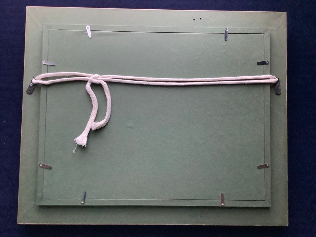 油彩画　作家　折本美禰子　山辺の古里