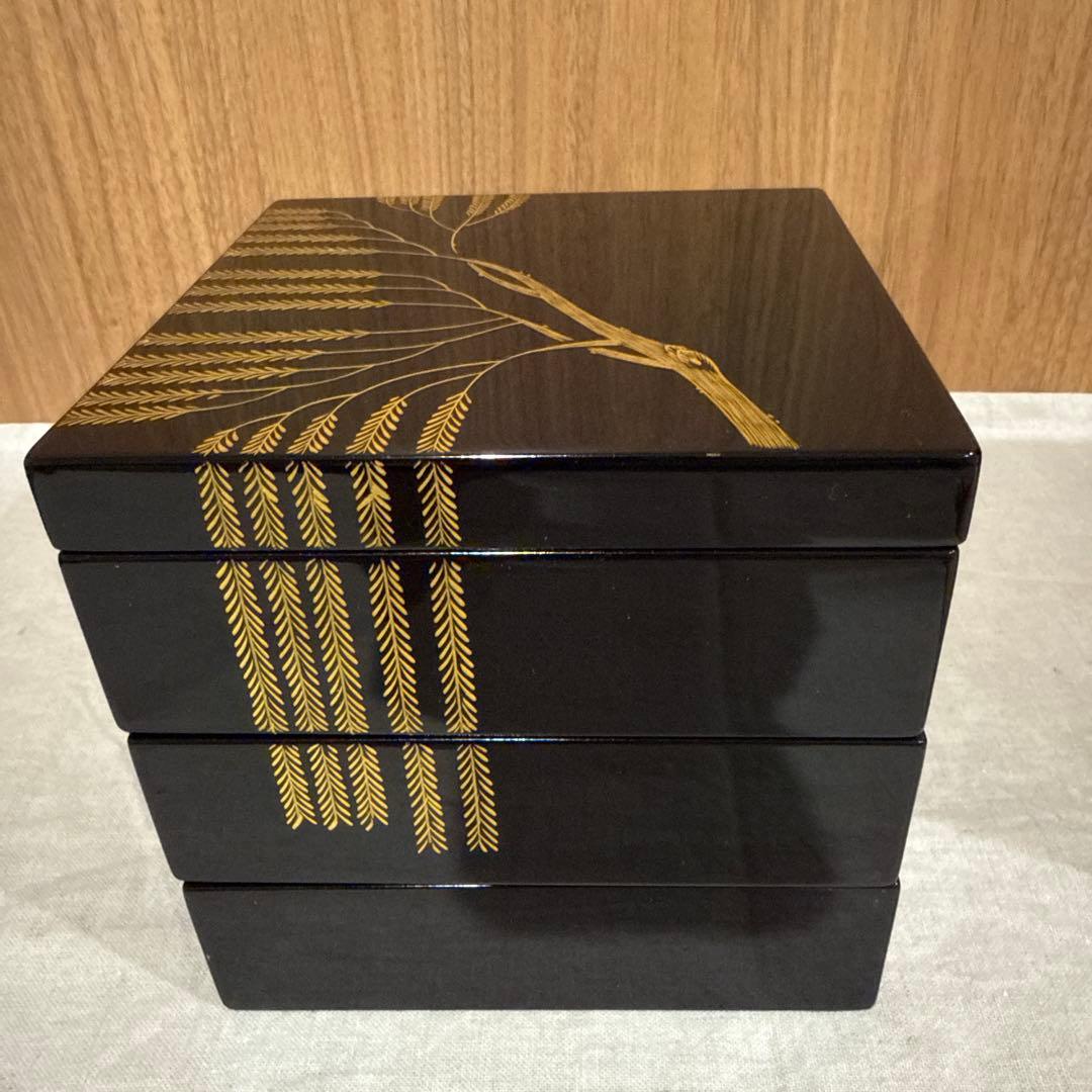 平安堂　山田平安堂　小重箱　お重　三段重　漆器