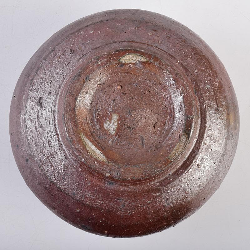 茶道具　備前焼　中村六郎作　茶碗　共布共箱　D　R8973