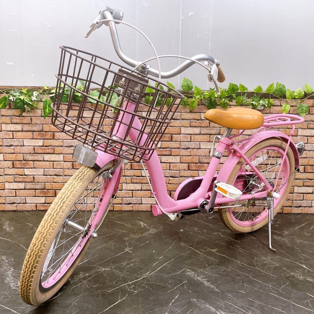 【13】子供用自転車 子供車 ピンク 18インチ シングル