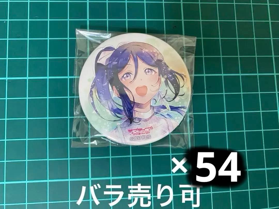 ラブライブ!サンシャイン!! Aqours じもあい 缶バッジ 松浦果南 54個