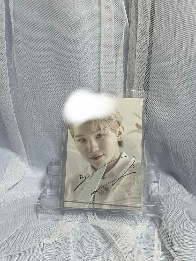 SEVENTEEN ウジ 直筆サイン あいのちから