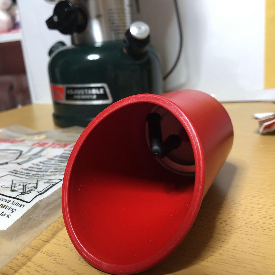 コールマン ランタンとフィルターファネル