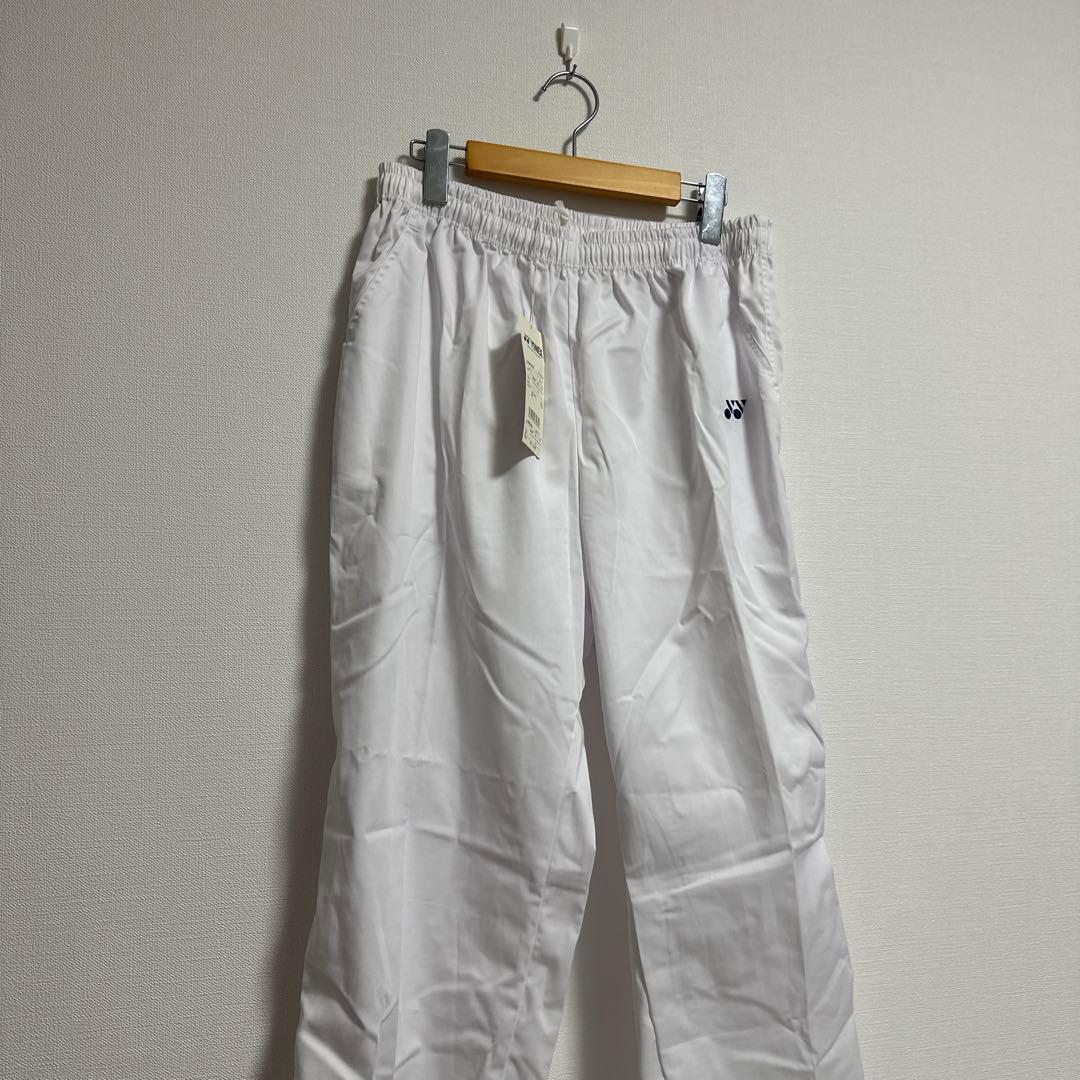 未使用　ヨネックス　旧ロゴ　ウォームアップパンツ　ホワイト　白　LL