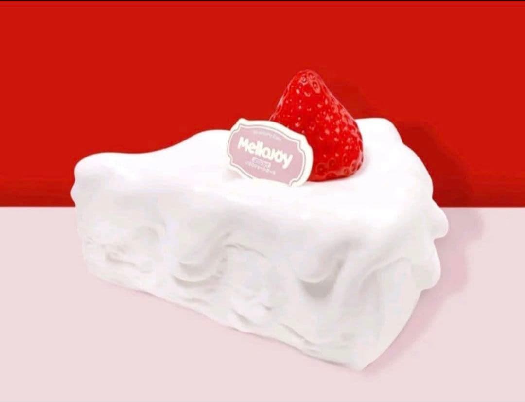 MelloJoy スクイーズ　新品未開封　いちごショートケーキ　スライス