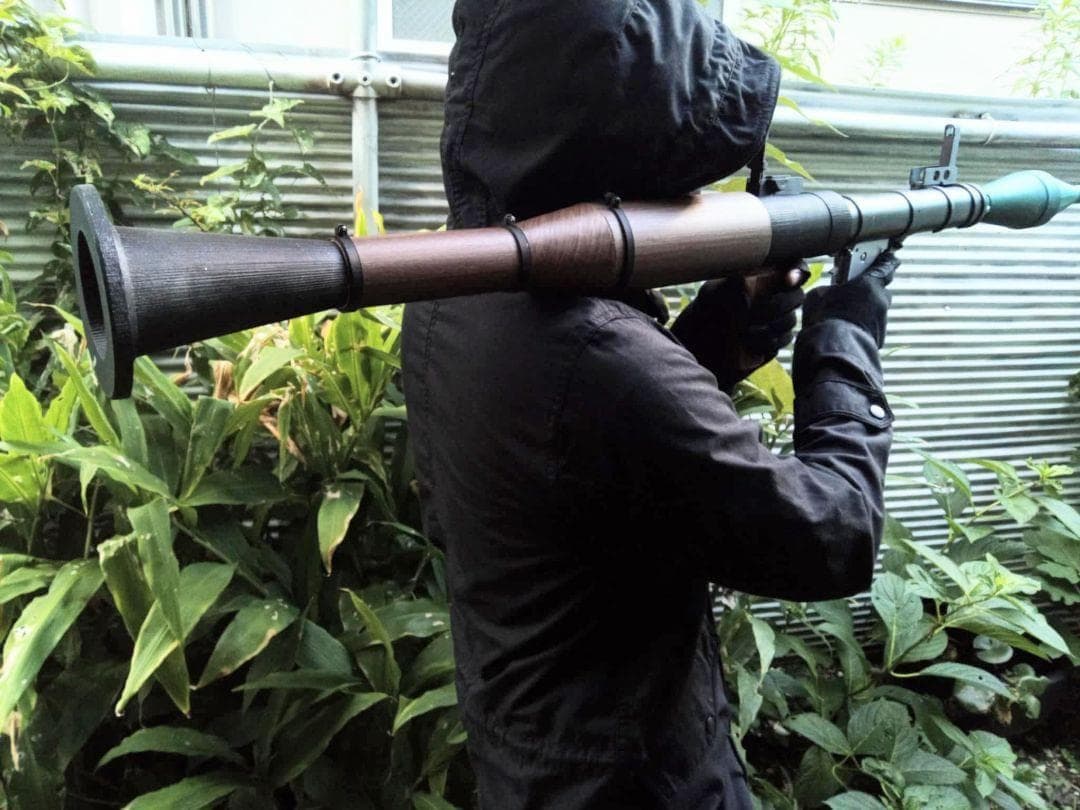 フルスクラッチ RPG-7 ロケットランチャー 3Dプリンター 成形 P