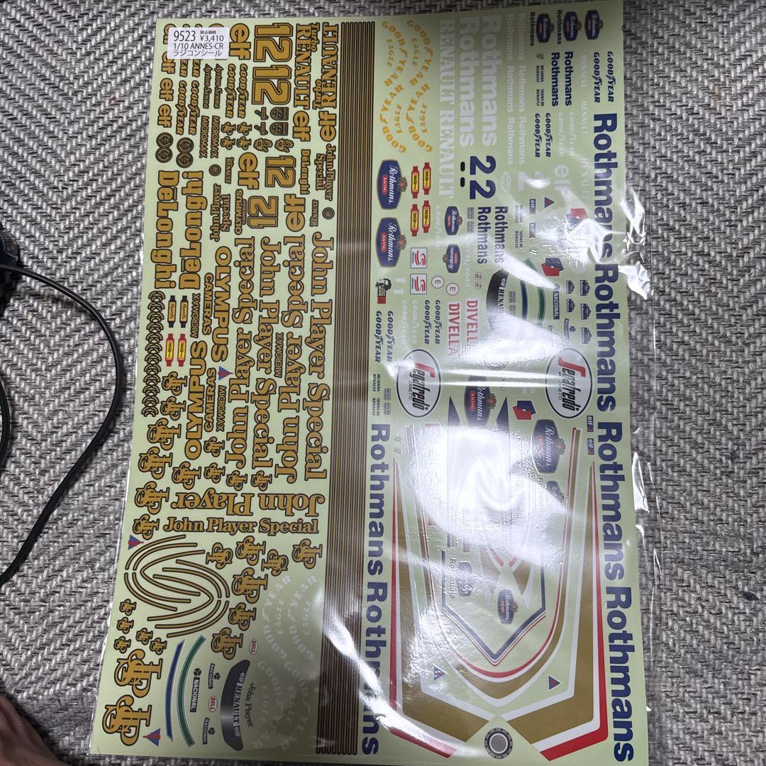 AMS ロスマンズ&JPSステッカー　F1ラジコン