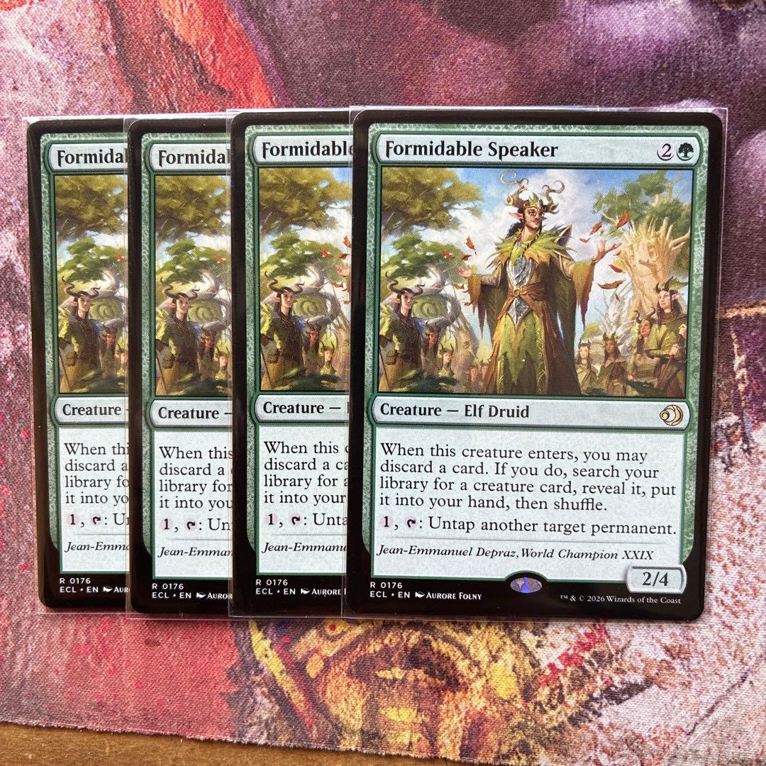 MTG 並外れた語り部 4枚セット