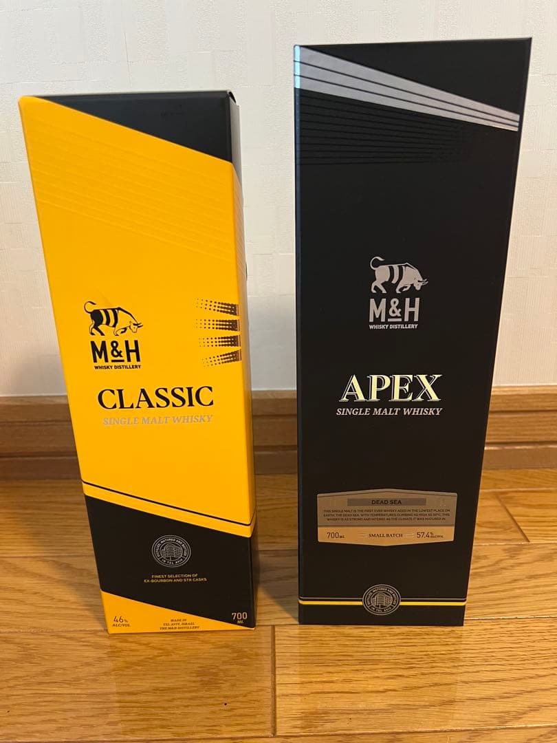 M&H CLASSIC & APEXシングルモルトウイスキー 700ml 2本