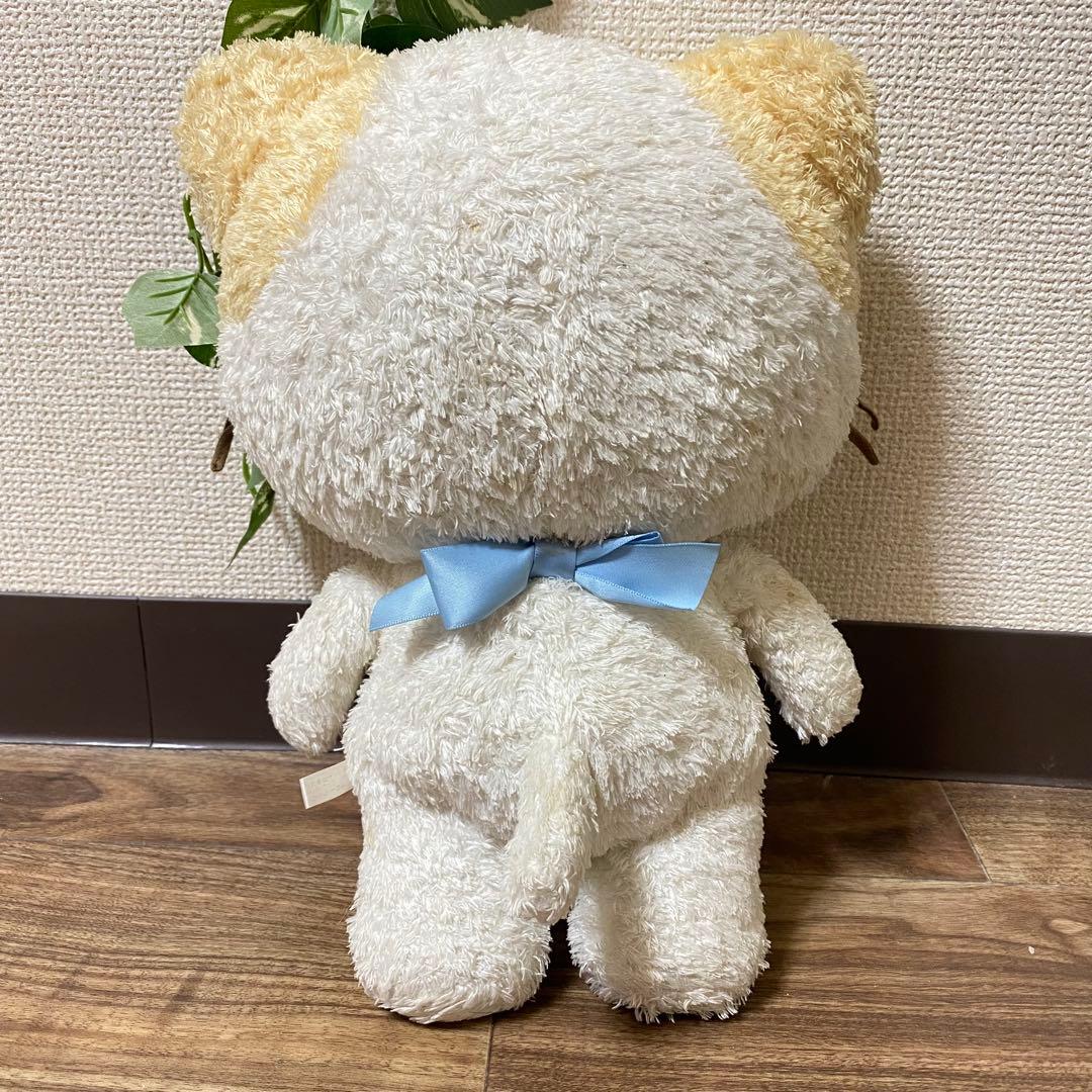 希少　サンリオ　マシュマロみたいなふわふわにゃんこ　ぬいぐるみ　平成レトロ