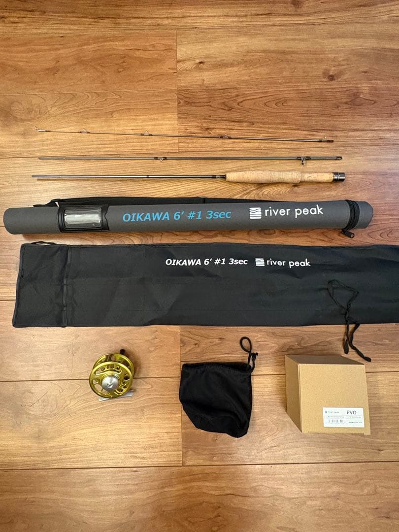 釣り姫♪　OIKAWA フライロッド　EVO リール2/4セット