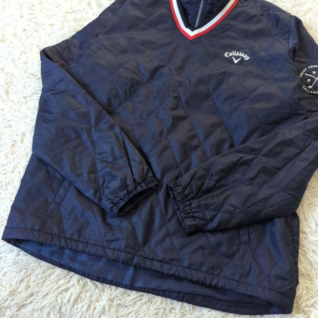 キャロウェイ 4WAY 中綿ジャケット ゴルフウェア ネイビー XL