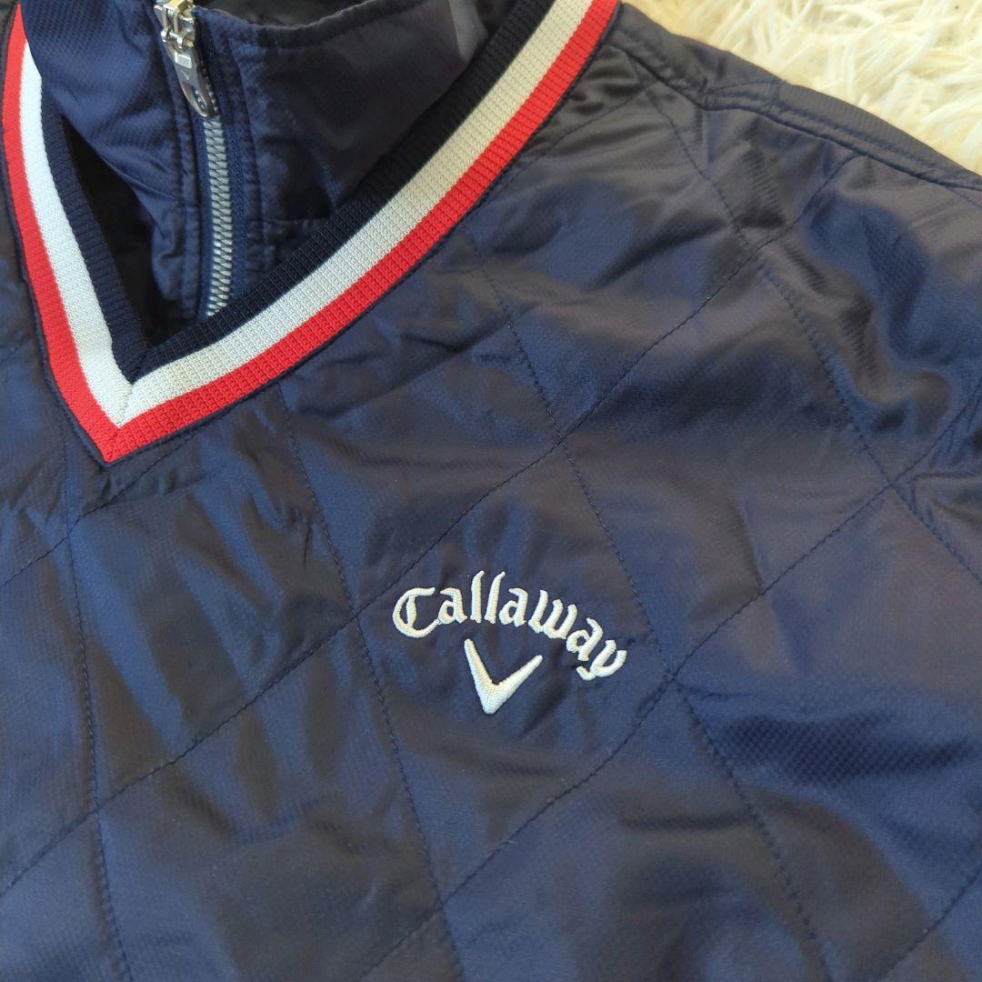 キャロウェイ 4WAY 中綿ジャケット ゴルフウェア ネイビー XL