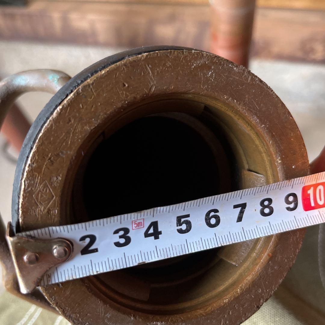 アンティーク消火ホース先　　　一本の価格です。