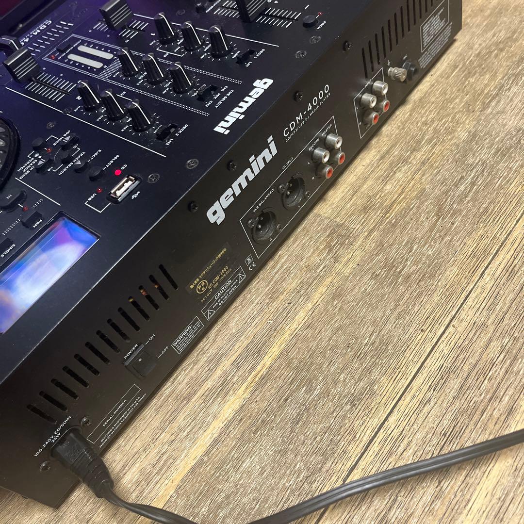 DJ機材 gemini CDM-4000 CD/MP3/USB MEDIA PLAYER