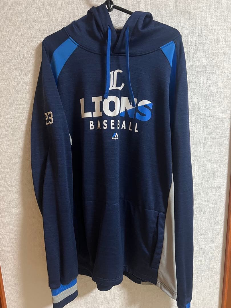 プロ野球 埼玉西武ライオンズ 実使用 支給品 パーカー XL #23