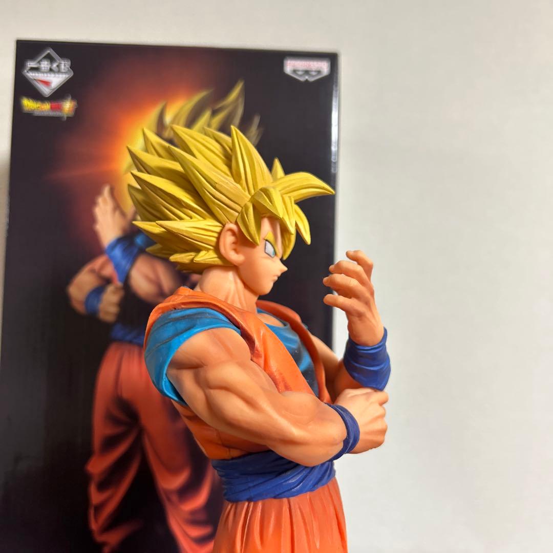 一番くじ　ドラゴンボールメモリーズ　A賞　超サイヤ人孫悟空　極美品　半券くじ箱付