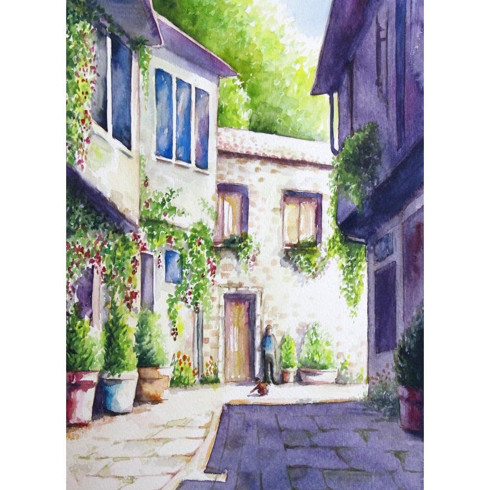 Winnieさま専用（原画）月下のローズガーデン ほか　3点おまとめ