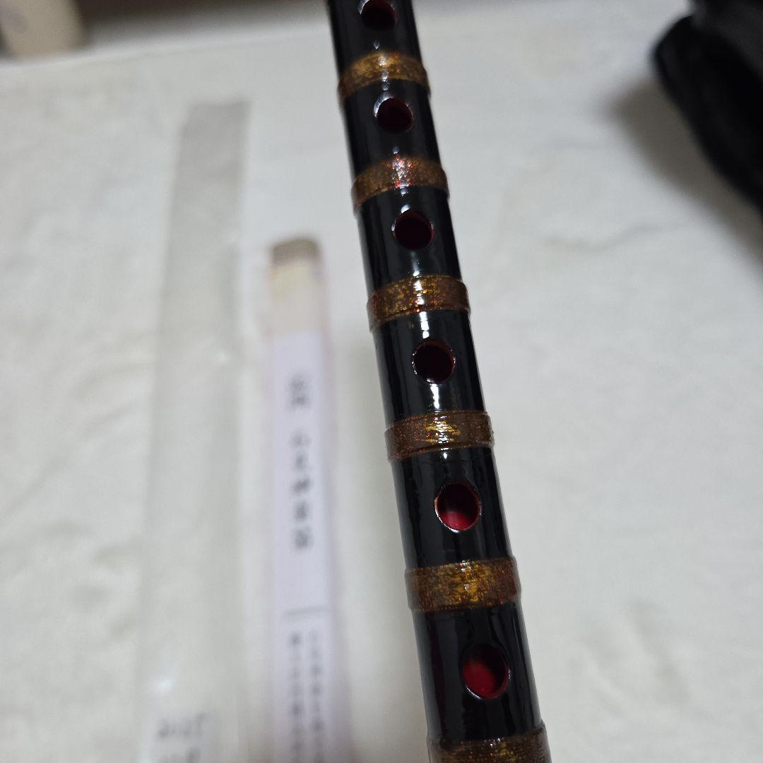 石見神楽を奏でる篠笛　父の手作り