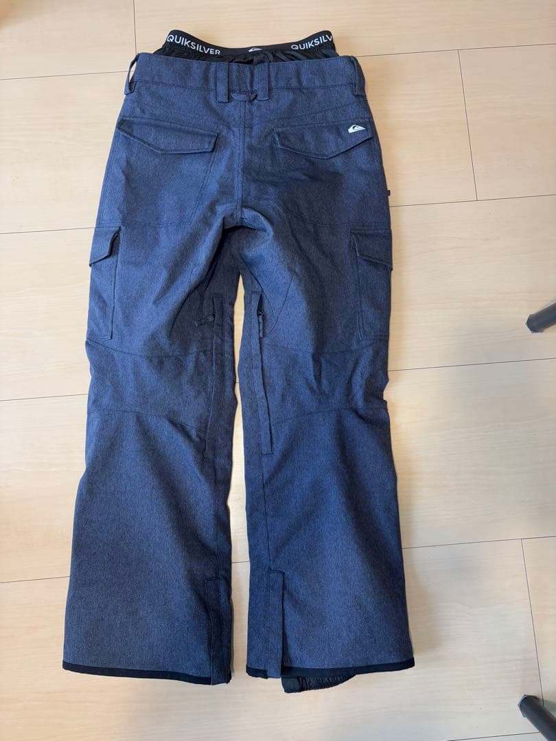 クイックシルバー スノボウェア　スノーパンツ　ズボン　BYJ0(デニム)