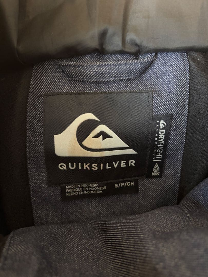 クイックシルバー スノボウェア　スノーパンツ　ズボン　BYJ0(デニム)