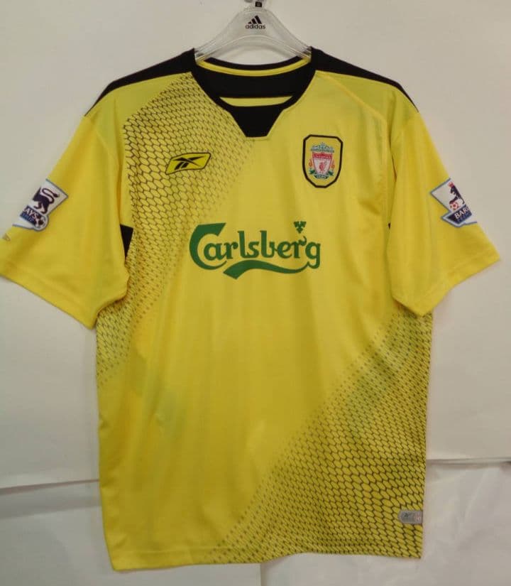 レア・貴重‼️【★ジェラード＃8★リバプール2004-2005サード黄】