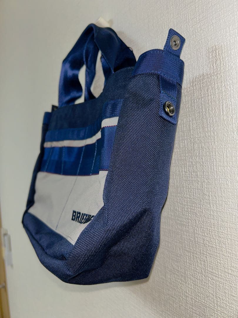 BRIEFING カードバック　 ネイビー/グレー