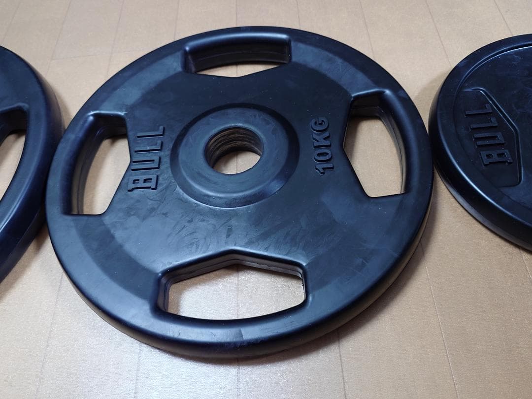 ② BULL ラバープレート　グリップホールディングタイプ フリーウエイト