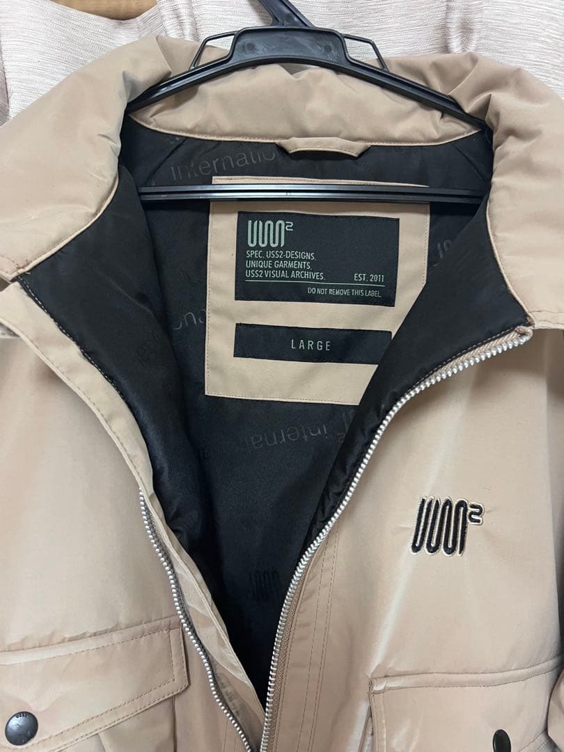 uss2 ベージュ アウターウェア Lサイズ