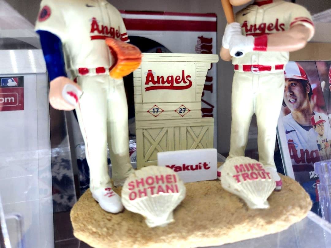 大谷翔平/マイク・トラウト ボブルヘッド エンゼルス シティコネクトユニフォーム