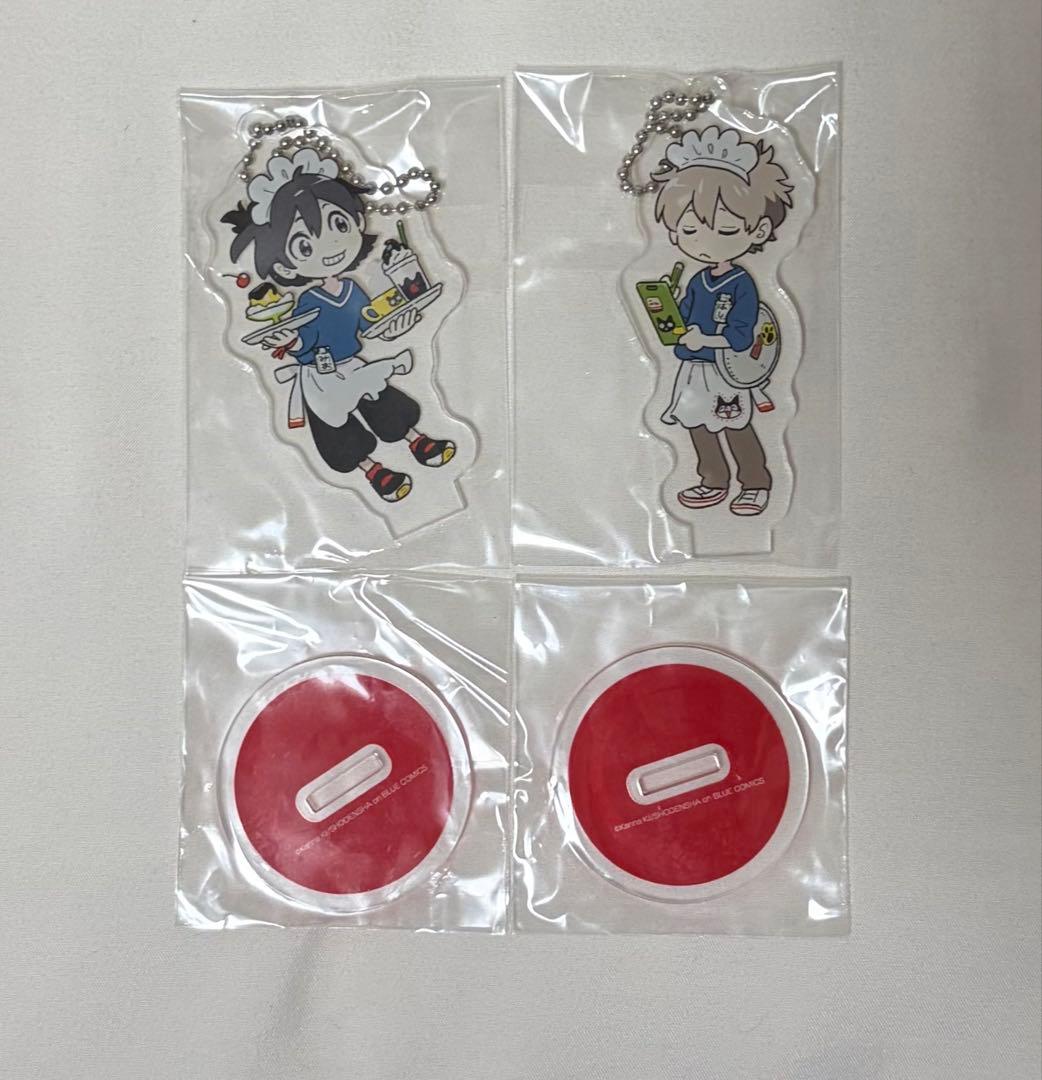 海辺のエトランゼ 春風のエトランゼ オリジナルペアアクリルキーホルダー カフェ