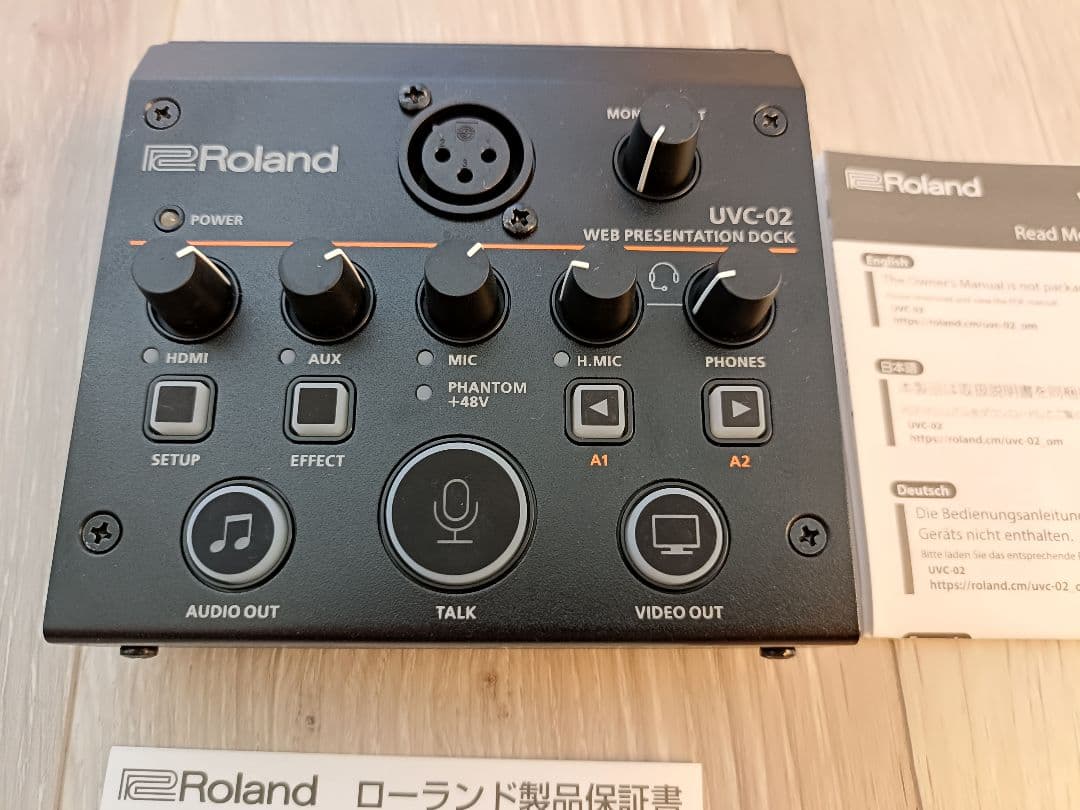 鈴*と様 【10%値下げ！】Roland UVC-02 オーディオインターフェイ