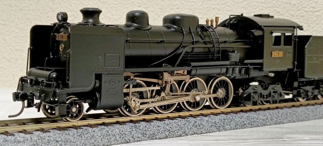 HOゲージ 宮沢模型 Ｄ60 蒸気機関車.カンモーター、メンテナンス済