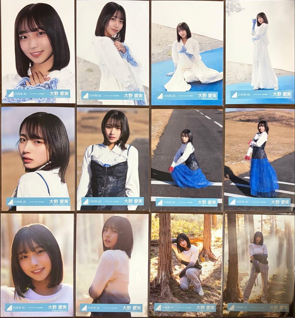 日向坂46 生写真 クリフハンガーMV 8種コンプ 大野愛実