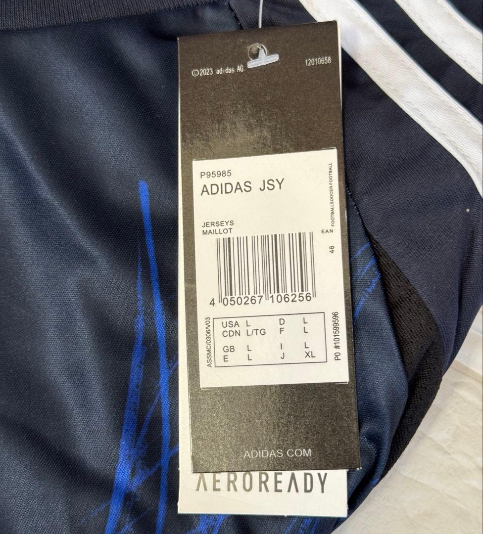 【adidas　アディダス　サッカー　ユニフォーム　2024　Lサイズ】