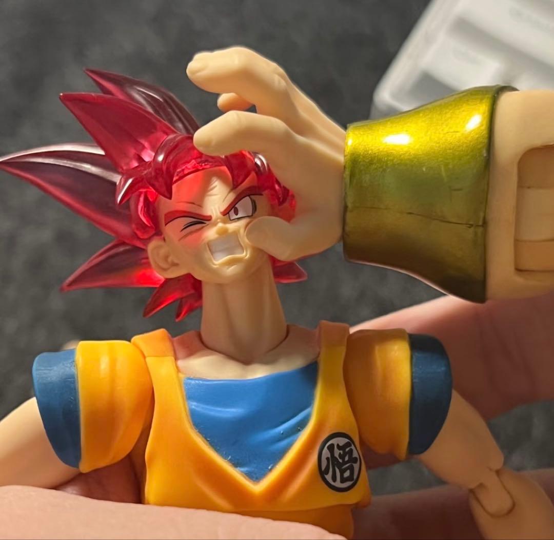 【特典付き】S.H.Figuarts 超サイヤ人ゴッド+ヘッドパーツ セット